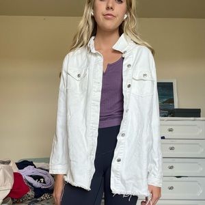 White Jean Jacket